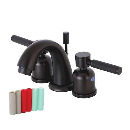 Kingston Brass KB8915DKL Kaiser Widespread Bathroom Faucet, Oil Rubbed Bronze KB8915DKL
